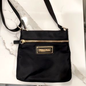 Black Calvin Klein Nylon Crossbag Purse